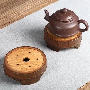 

Natural Bamboo Teapot Rack Creative Water Pot Stand Durable Teapot Holder Tea Accessory For Home Shop