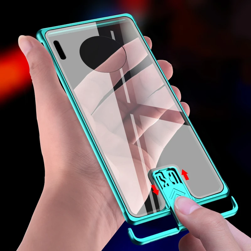 OMEVE для huawei P30 mate 30 20 Pro Чехол металлический бампер чехол для телефона s для Honor 20 Pro закаленное стекло чехол для Nova 5 5T чехол