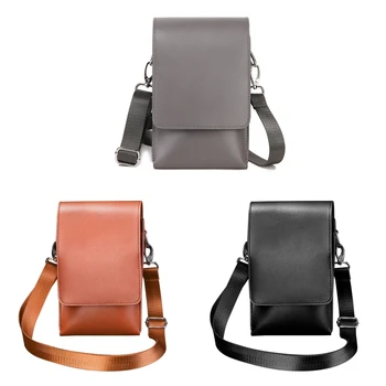 

Barber Hairdressing Kit Pouch Hair Styling Equipment Belt Bag Leather Haircut M7DD