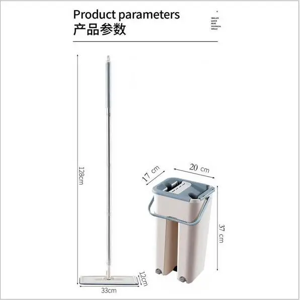 Волшебная Автоматическая Швабра для мытья рук, тряпка для уборки из ультратонкого волокна для дома, кухни, деревянного пола, Швабра для ленивых