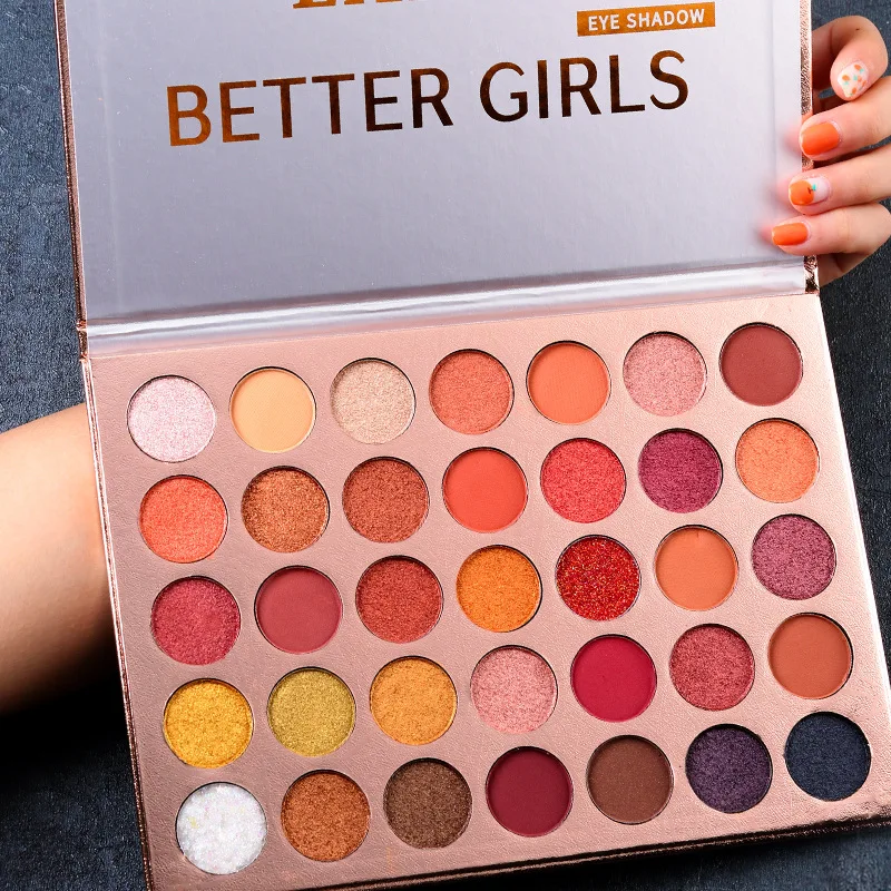 

Beauty Glazed eyeshadow palette colorful Eye shadow Palette Glitter Highlighter Shimmer Make up Pigment matte Eye Shadow Pallete