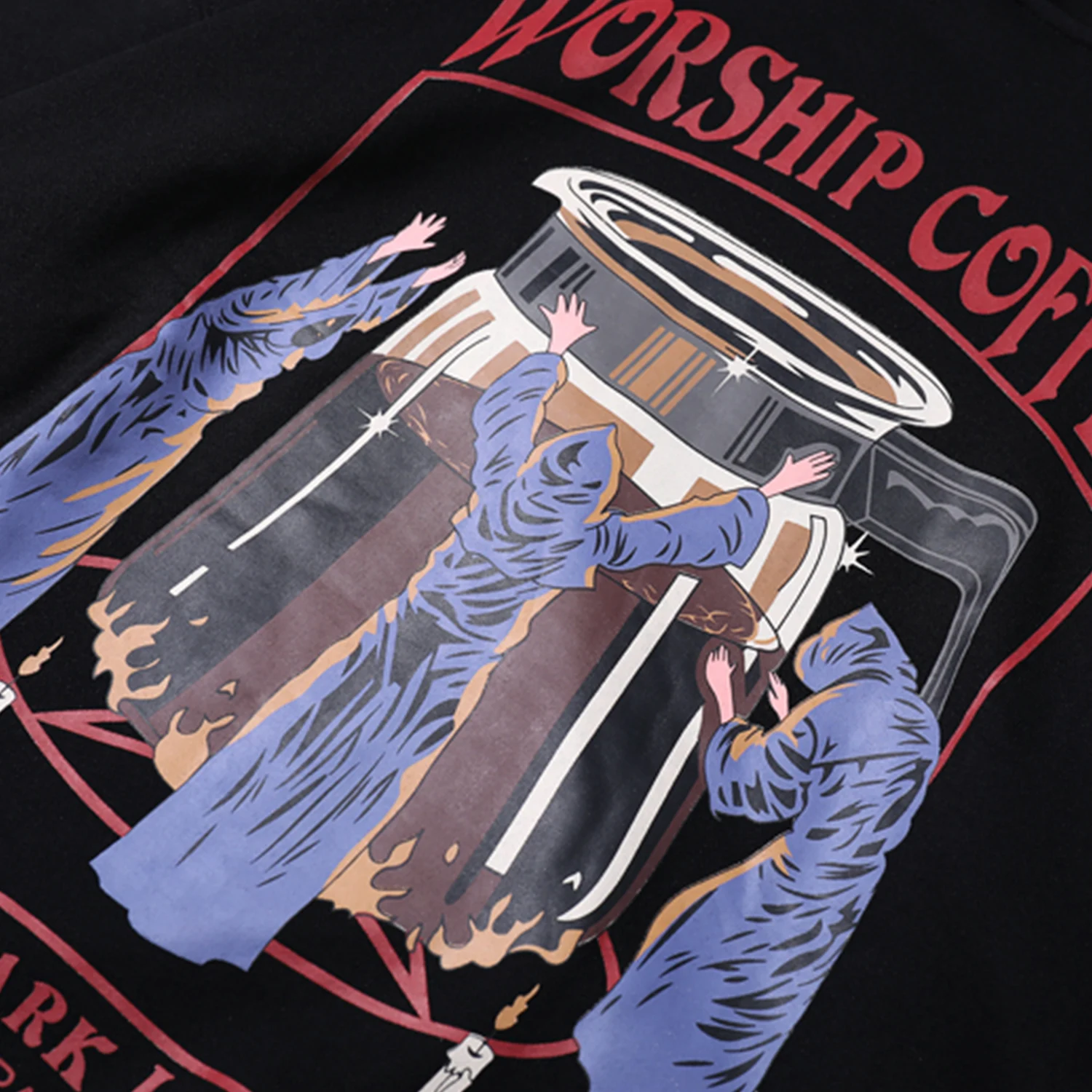 AELFRIC Dark Lord/мужские толстовки с капюшоном и буквенным принтом,, Harajuku, уличная одежда, хип-хоп пуловер, модные повседневные хлопковые толстовки