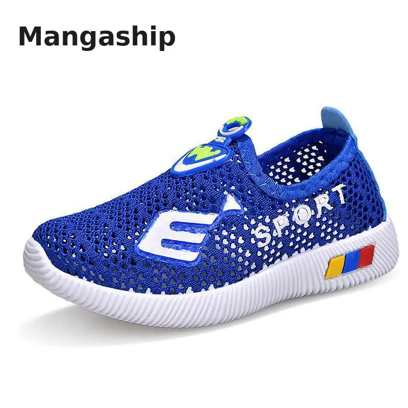 

Boys net shoes summer breathable children openwork sneakers spring and autumn a pedal single net shoes girls soft bottom fashion