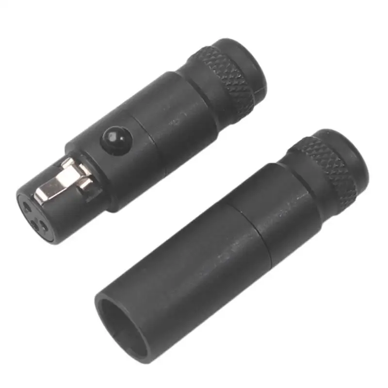Прочный разъем износостойкий 2 шт. Mini XLR 3Pin микрофон сварочный аудио разъем Мужской Женский Терминалы штекер