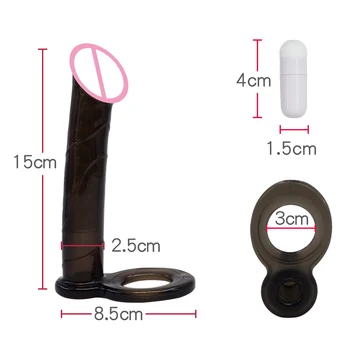 G Spot Cock Ring Strap On Dildo Double Penetration Anal Plug Butt Plug Strapon Dildos Vibrator Buttplug Sex Toys For Couples 6