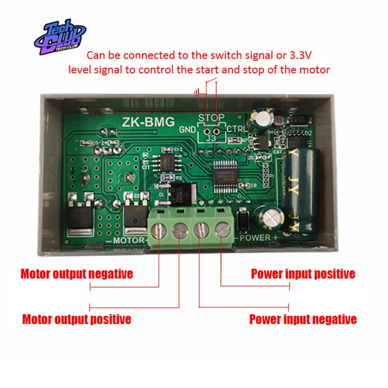 DC 9-60V 12v 24v 48V 12A 20KHz Adjustable PWM Motor Speed Controller DC Motor controller Digital display Governor Switch