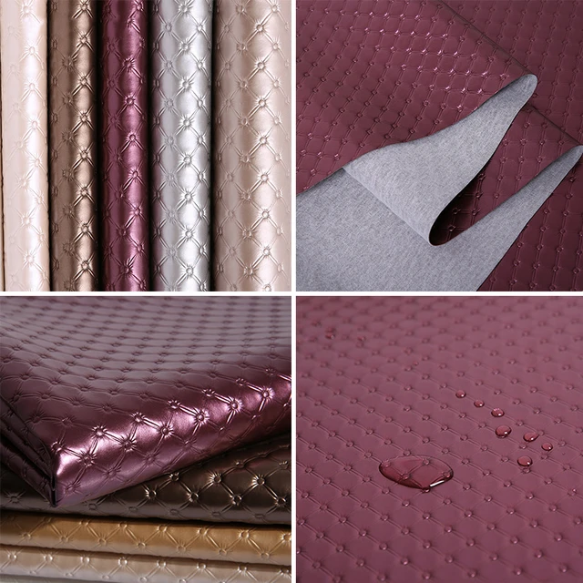 Pink White Upholstery Fabric  Faux Leather Upholstery Fabrics - Fabric  Meter Cover - Aliexpress