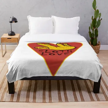 

Soft Blanket for Bed Sherpa Flannel Fleece Blanket Home Travel Sofa Soft Throw Blanket Sloth Love