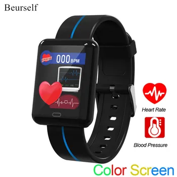 

Smart Watch F5 Color Screen Heart Rate Smart Bracelet Sleep Monitor Fitness Tracker Android IOS Compatible Waterproof Sport Band