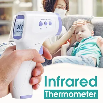 

Forehead Thermometer Non Contact Infrared Thermometer Body Temperature Fever Digital Measure Tools for Baby Adult Temperature
