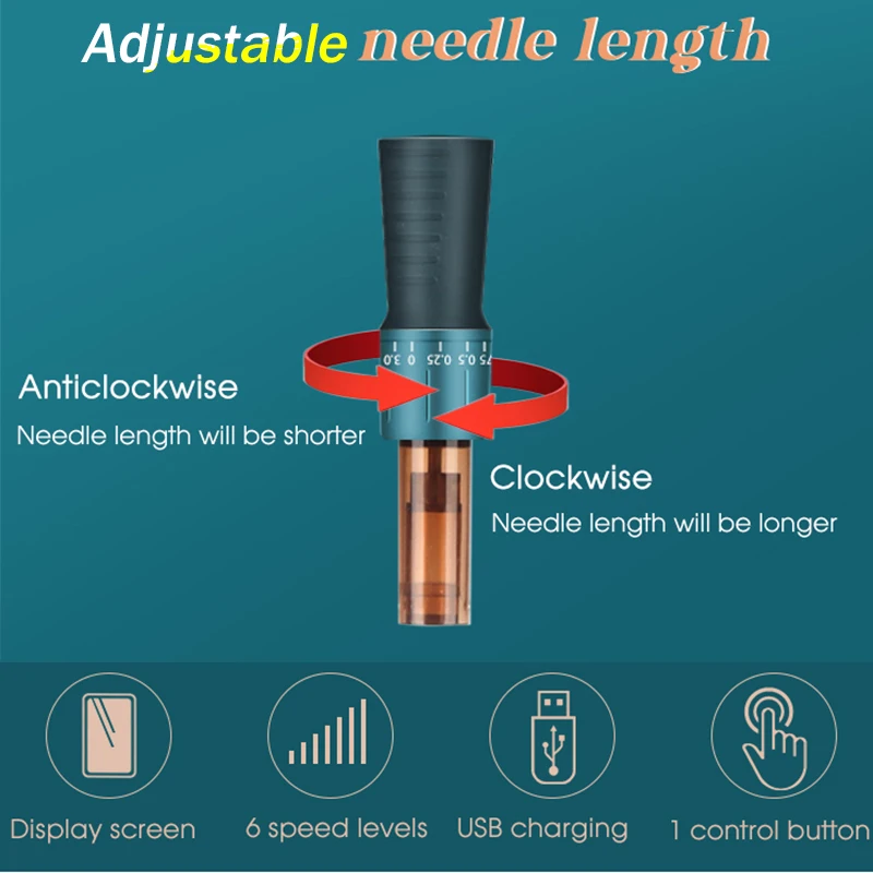 Рисунок 5 - Dr Pen F6S 6-Скоростной микроиглы