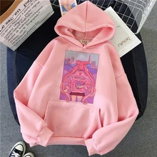 sailor moon women hoodie kawaii funny ulzzang Sweatshirt harajuku korean style Graphic female clothes Hoodies fashion grunge