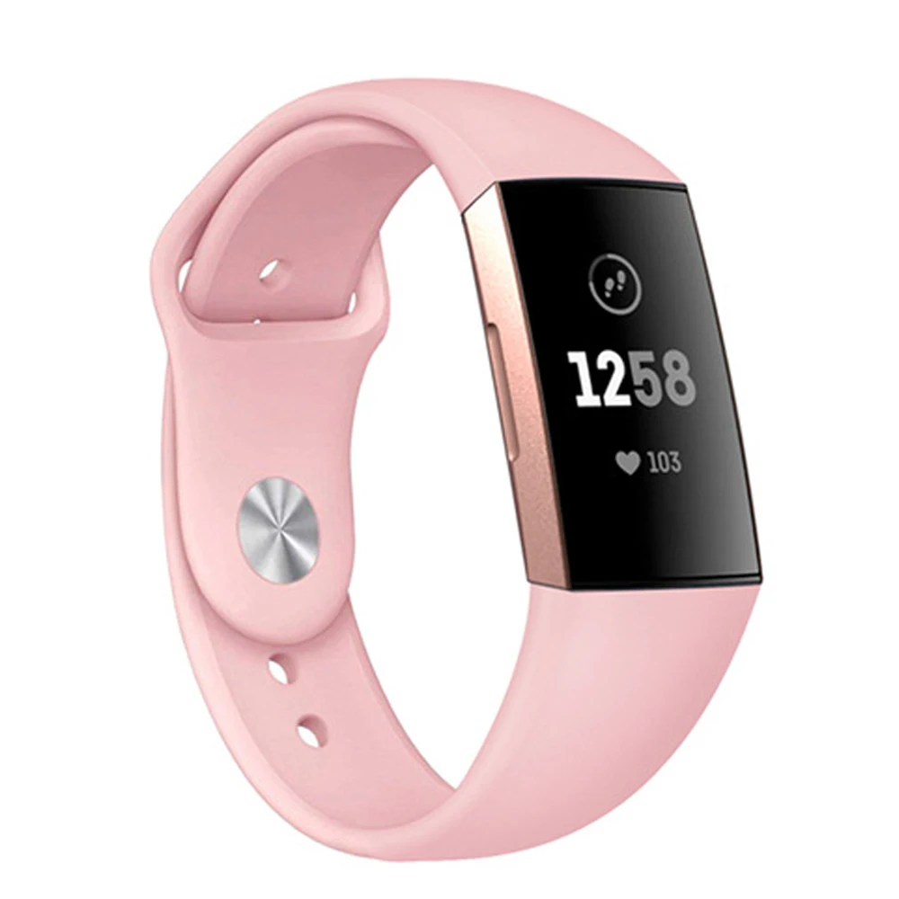 YHNUJM силиконовые браслеты для Fitbit заряд 3/3 SE трекер Браслет Смарт-часы аксессуары