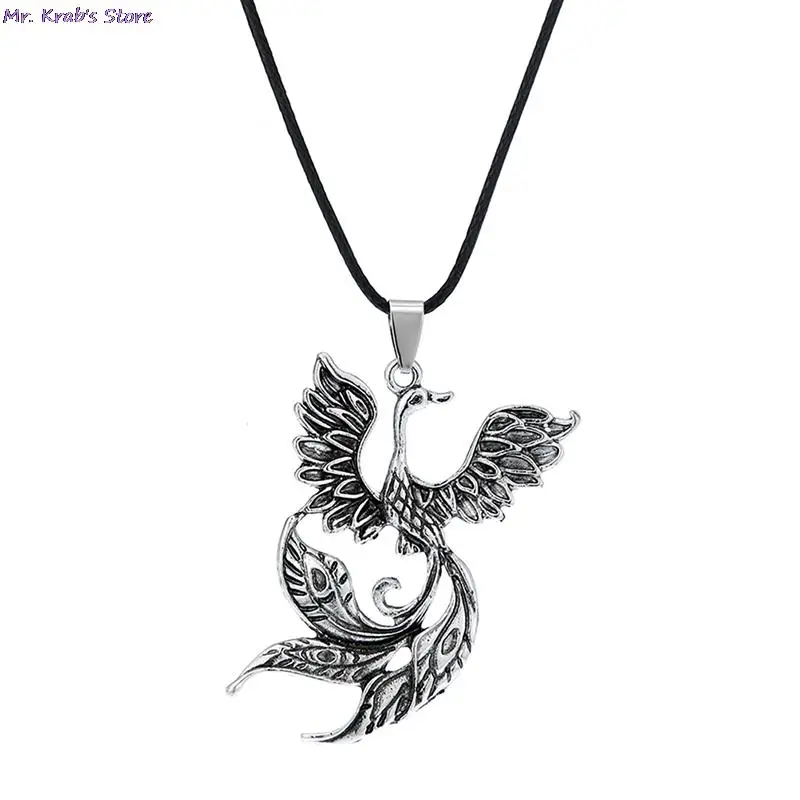 Pendant Phoenix Fire Bird Necklace Vintage Firebird Jewelry Angel Wing Punk Style | Украшения и аксессуары