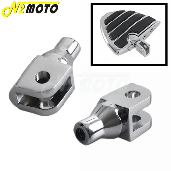 

Chrome Motorcycle Front Foot Pegs Adapter for Can-Am Honda GL1800 Suzuki Boulevard M50 M90 Volusia 800 M109R Footrests Adjuster