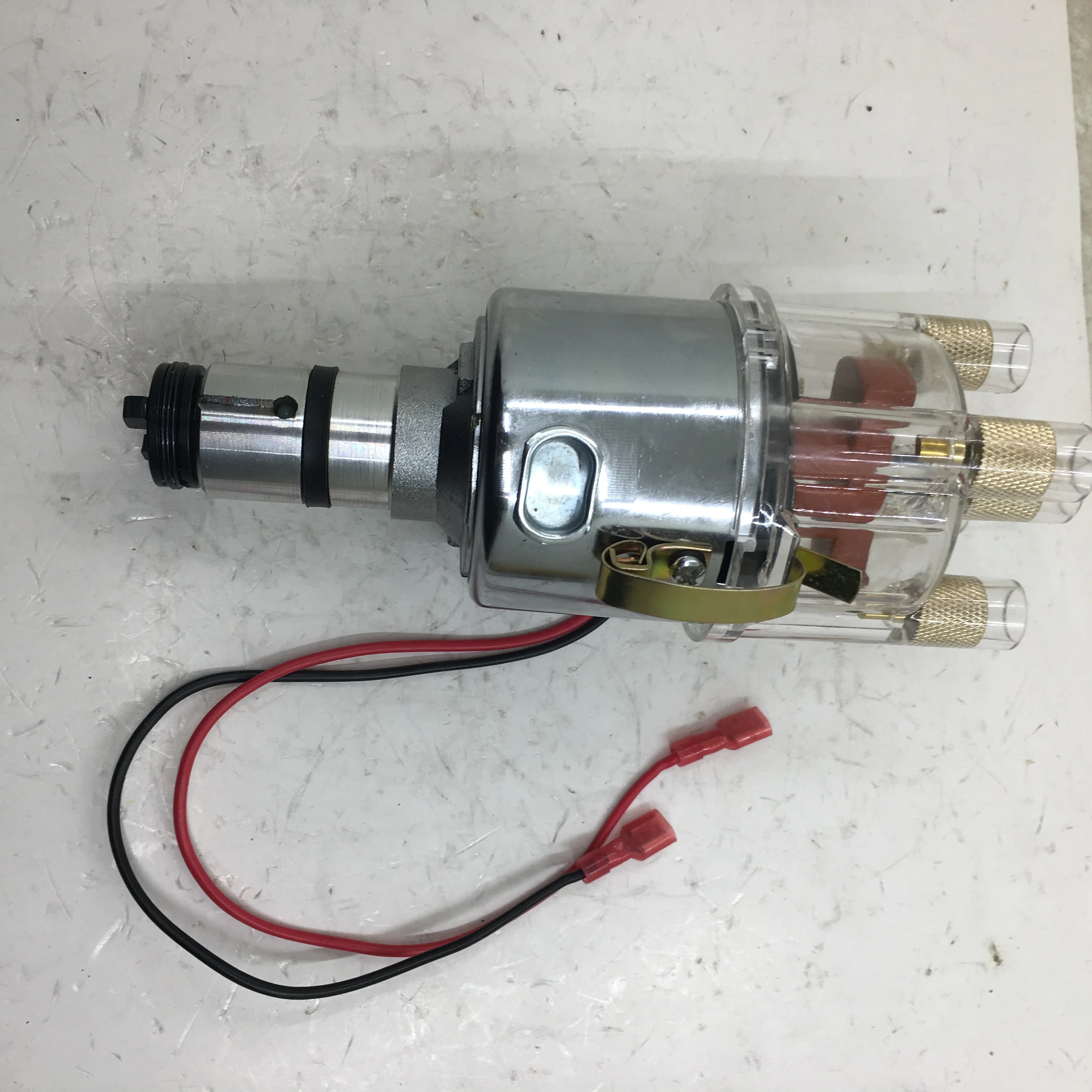SherryBerg electronic distributor 009 / 094 Centrifugal Advance Distributor Chrome For VW 1200-2332cc Engines white clean cap