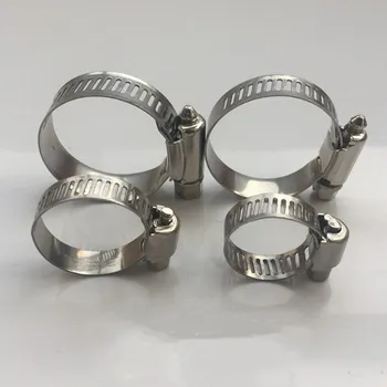

Free shipping 12pcs American stainless steel pipe clamp hoop home suit