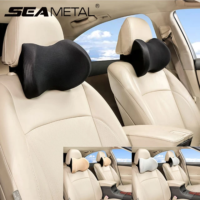 Car Headrest Pillow Neck Pillow Cushion for Driving Memory Foam Breathable  Soft