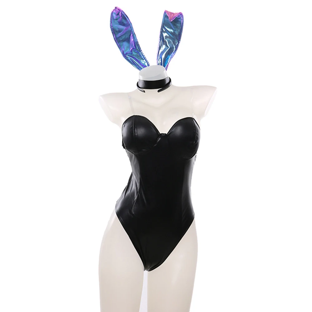 LOL KDA Agony's Embrace Evelynn Cosplay Costume Bunny Girl Jumpsuit Outfits Halloween Carnival Suit Women Sexy |