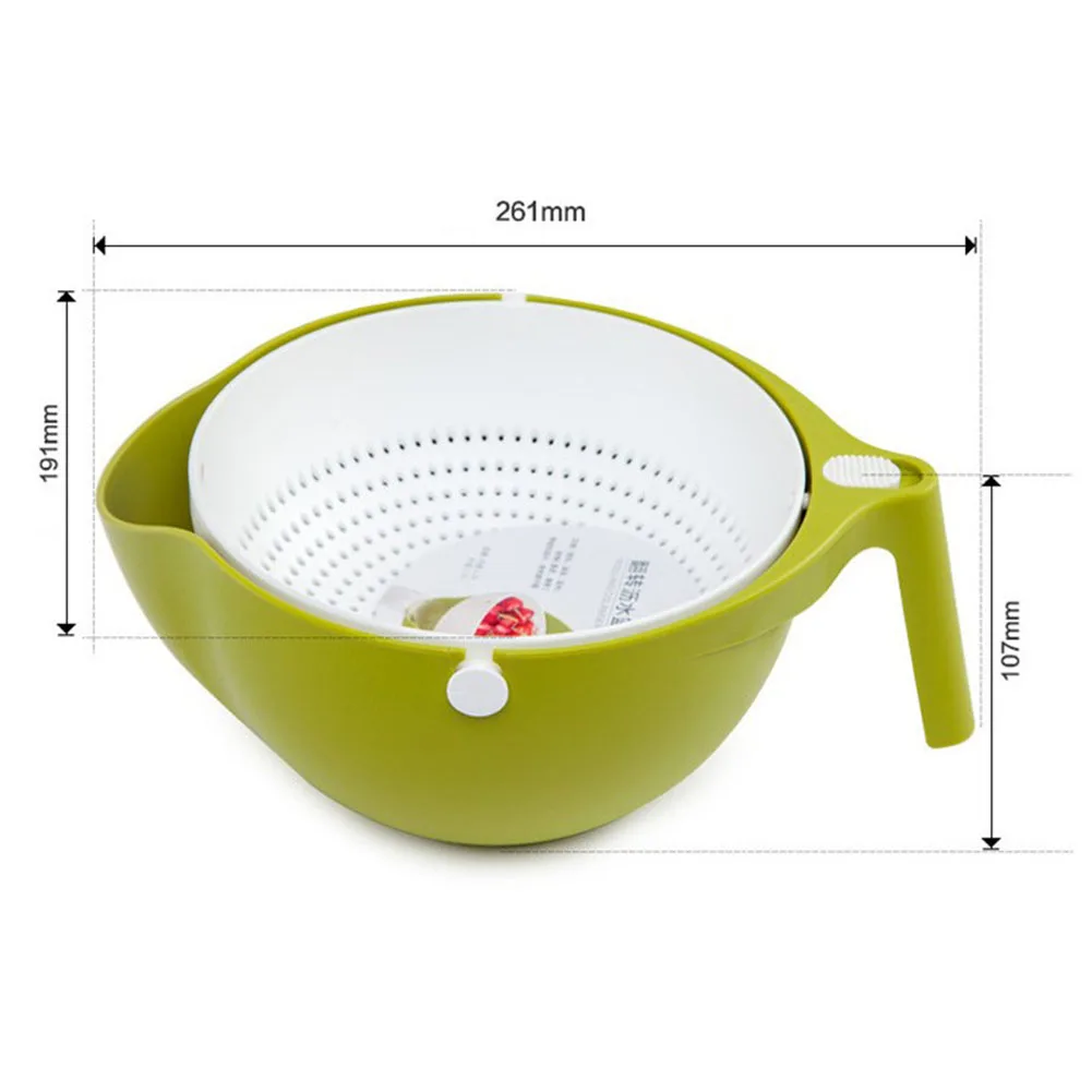 360 градусов флип двухслойный инструмент овощи фрукты сбалансированный фильтр для мытья дуршлаг домашняя кухонная сливная корзина съемная