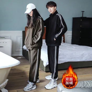 

Sweatshirt men and women tide ins couples winter couples hip-hop loose casual suit men autumn and winter models