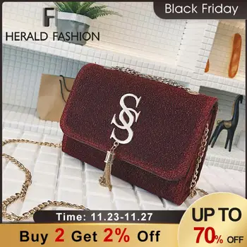 

Tassel Design Frosted Leather Crossbody Bags For Women 2020 Fashion Chain Shoulder Messenger Bag Female MINI Handbags and Purse