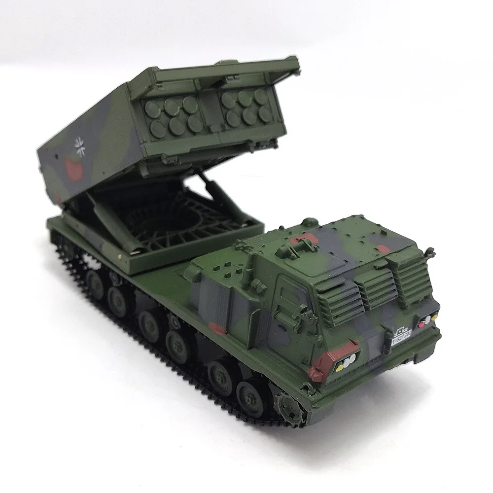 Panzerkampf 1/72 масштаб военная модель игрушки M270 несколько запуска ракета системы литья под давлением металлический Танк модель игрушка для коллекции, подарок