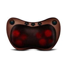 Электрическая массажная подушка вибратор Релаксация плеча шеи спины тела Отопление разминание инфракрасная терапия для Шиацу шеи массажер