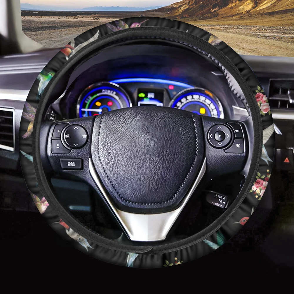 3D Колибри с цветочным принтом персонализированные автомобильные аксессуары