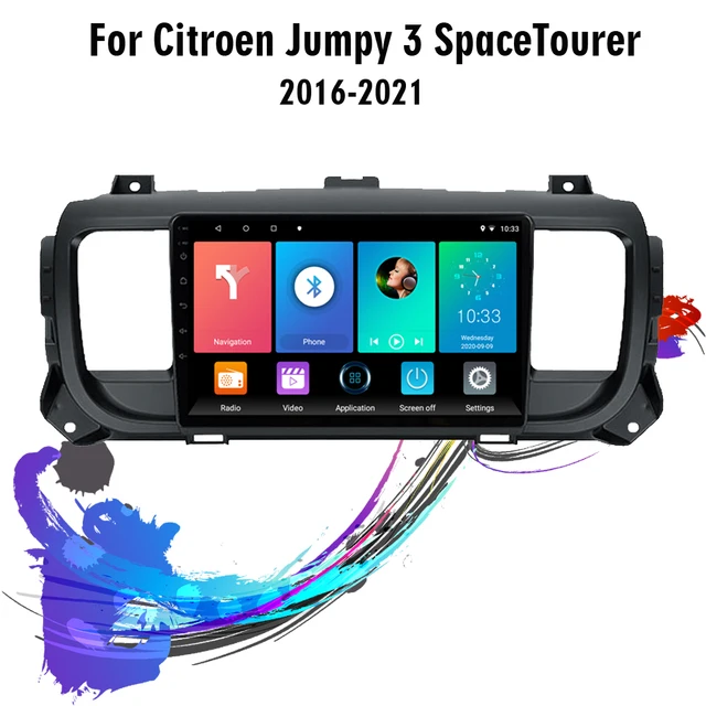 $148.49 Eastereggs 2 Din Android Car Radio For Citroen Jumpy 3 SpaceTourer 2016 - 2021 GPS Navigation Car Multimedia Player Head Unit