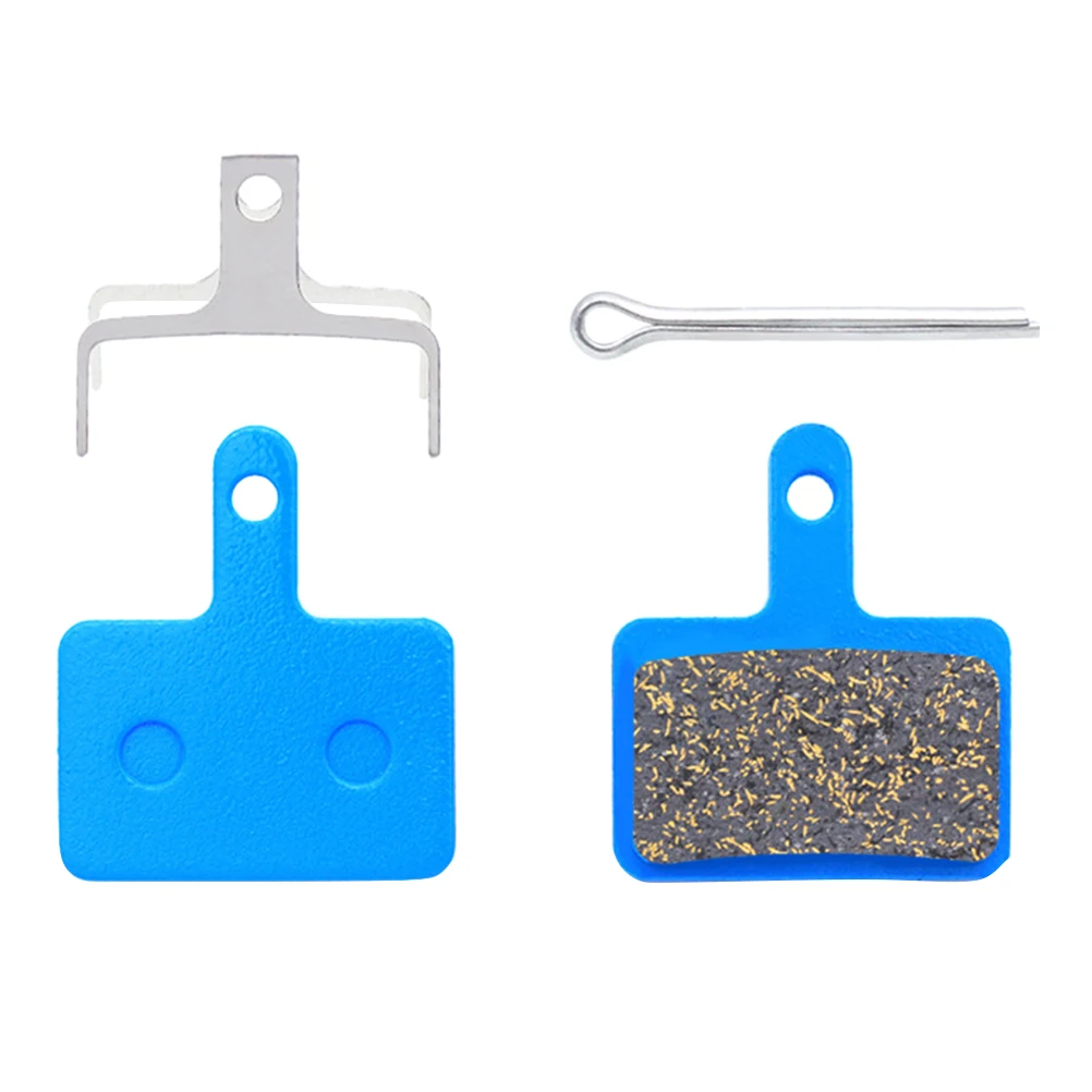 2pcs Bicycle Disc Brake Pad Mountain Bike Hydraulic Pads Metal Cycling (Blue) | Спорт и развлечения