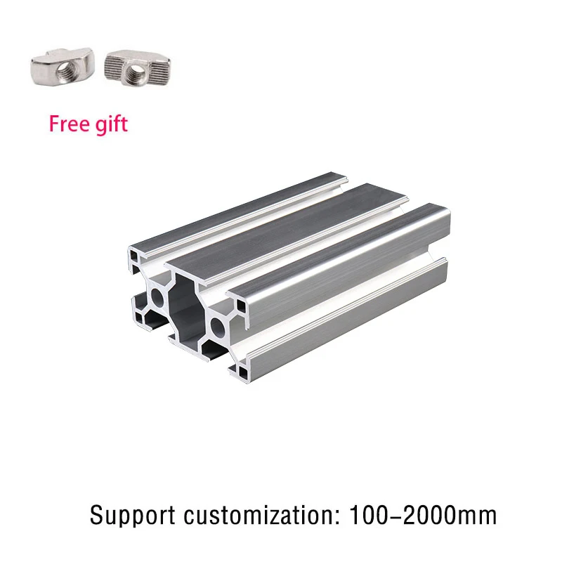 1pc 3030 3060 3090 30120 30150 T-Slot Aluminum Profile European Frame Standard Anodized For CNC 3D Printer Part Workbench Camera aluminum profile