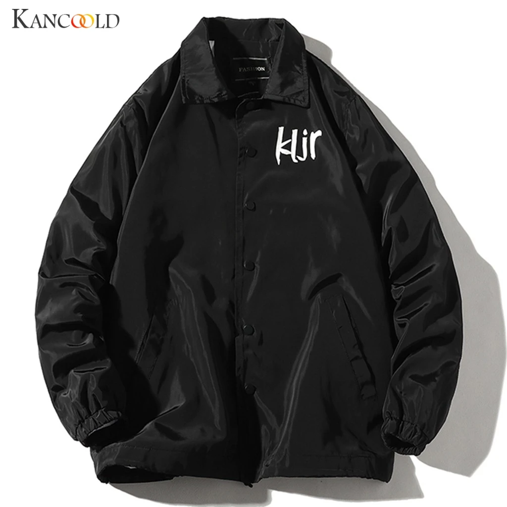 KANCOOLD хип-хоп куртка мужская стиль осень зима свободный с капюшоном Штурмовое пальто Мужская куртка большого размера куртка на молнии