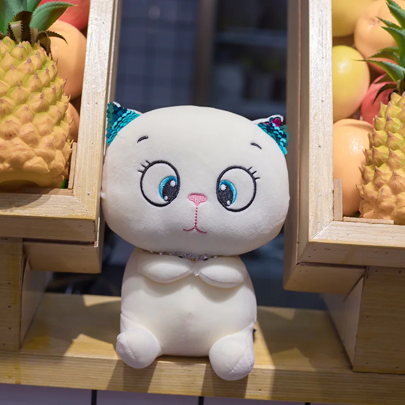 Kawaii милый Кот плюшевые игрушки мягкие милые животные куклы для детей девочек подарок на день рождения милые подарки ко дню Валентина