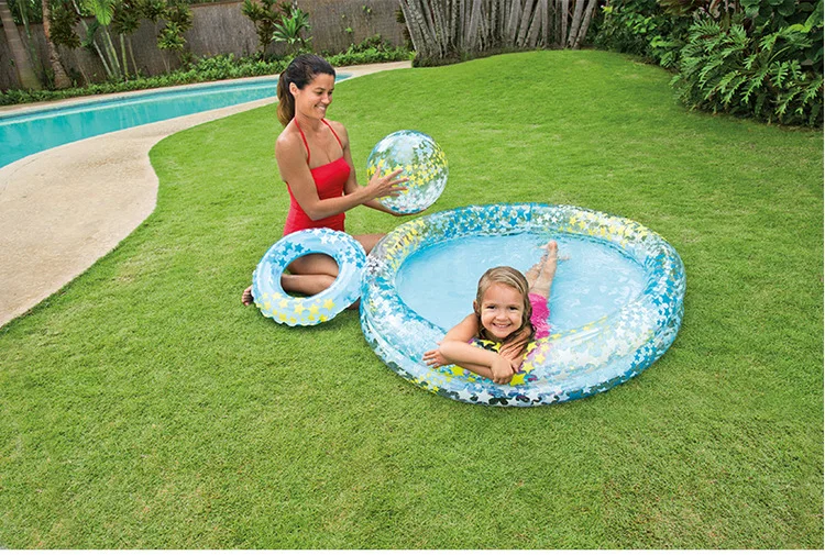 

Intex59460 Star Inflatable Set Swimming Pool Circle Paddling Pool Baby Bathtub Oceans Ball Pool