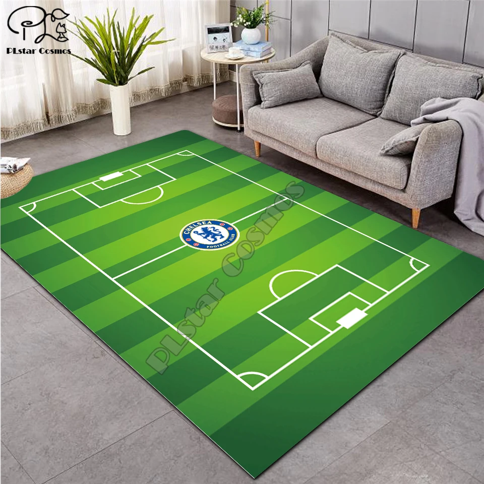 football carpet Anti-Skid Area Floor Mat 3D Rug Non-slip Dining Room Living Soft Bedroom Carpet style-03 | Дом и сад