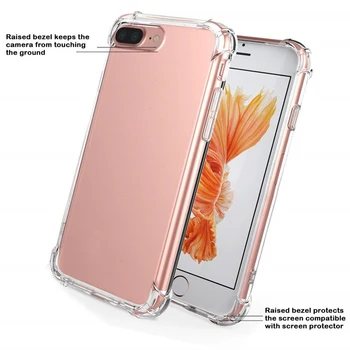 

Ultra thin Clear Transparent TPU Silicone Case For iphone 6 6s 7 8 Plus x Protect Rubber Phone Case For iPhone 5s se XS MAX Case
