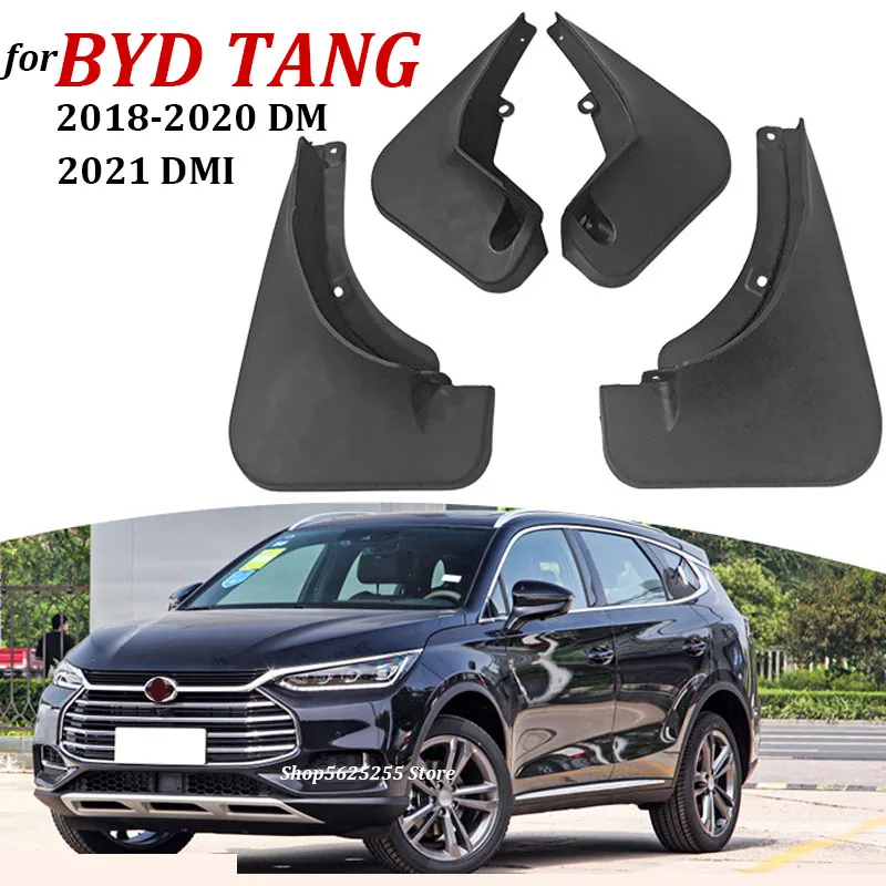 

Car Mud Flaps Fender for BYD TANG DM DMI 2018 2019 2020 2021 Front Rear Wheels Fenders Splash Guards Mudguards Mudflap Anti-Mud