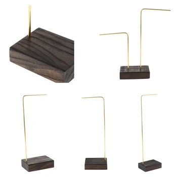 

Vintage Jewelry Display Stand Metal Rack Holder Earrings Small Decor Shelf for Pendant Necklace Bracelet