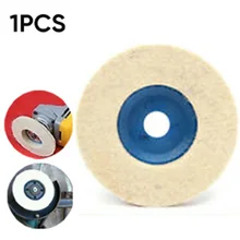 Roda de polimento 100mm lãs feltro disc pad para moedor ângulo ferramenta rotativa moagem ferramentas elétricas