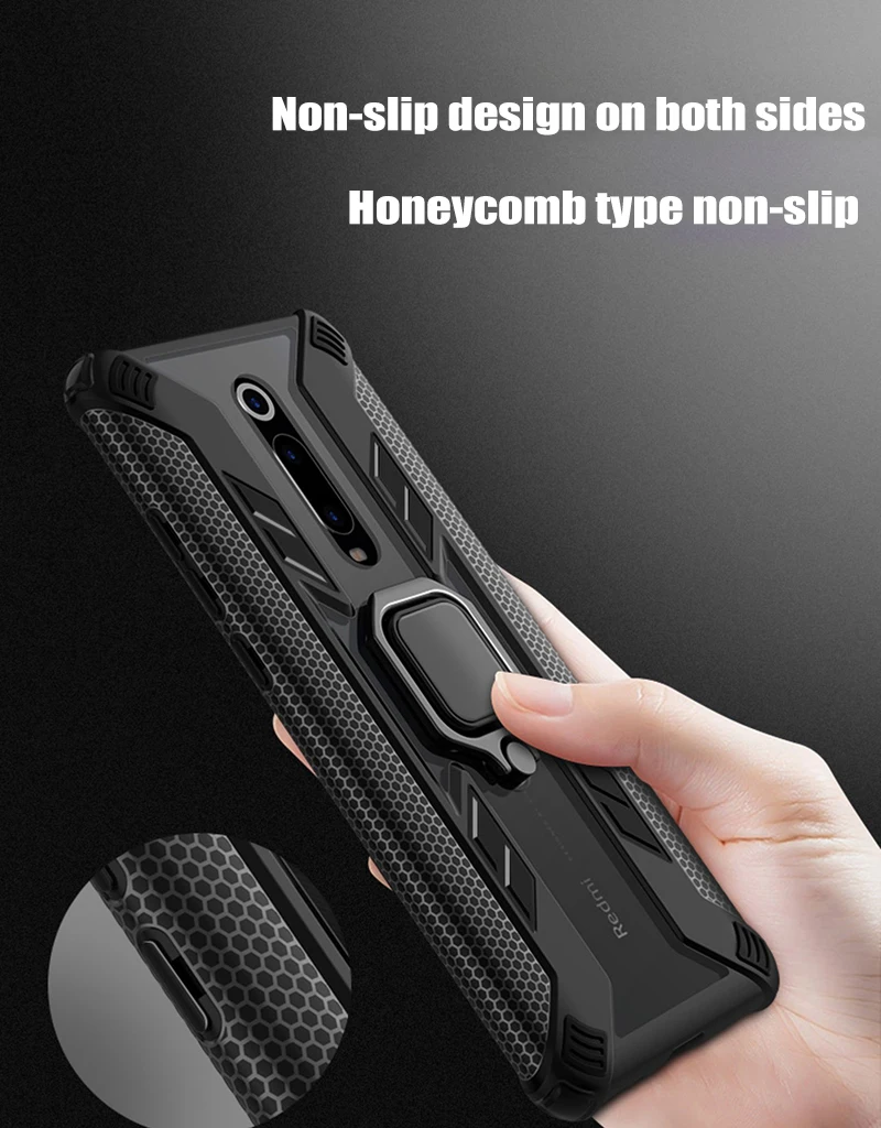 Чехол Toraise для Xiao mi Red mi K20 Pro с магнитным кольцом для Xiao mi Red mi Note 8 Pro mi 9T Pro с защитой от падения