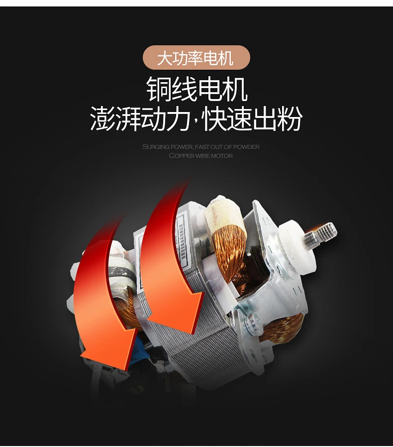 Household Electric Coffee Grinder 220v 200W Coffee Grinder Electric Grinding Machine Superfine Italian Coffee Bean Grinder Mill