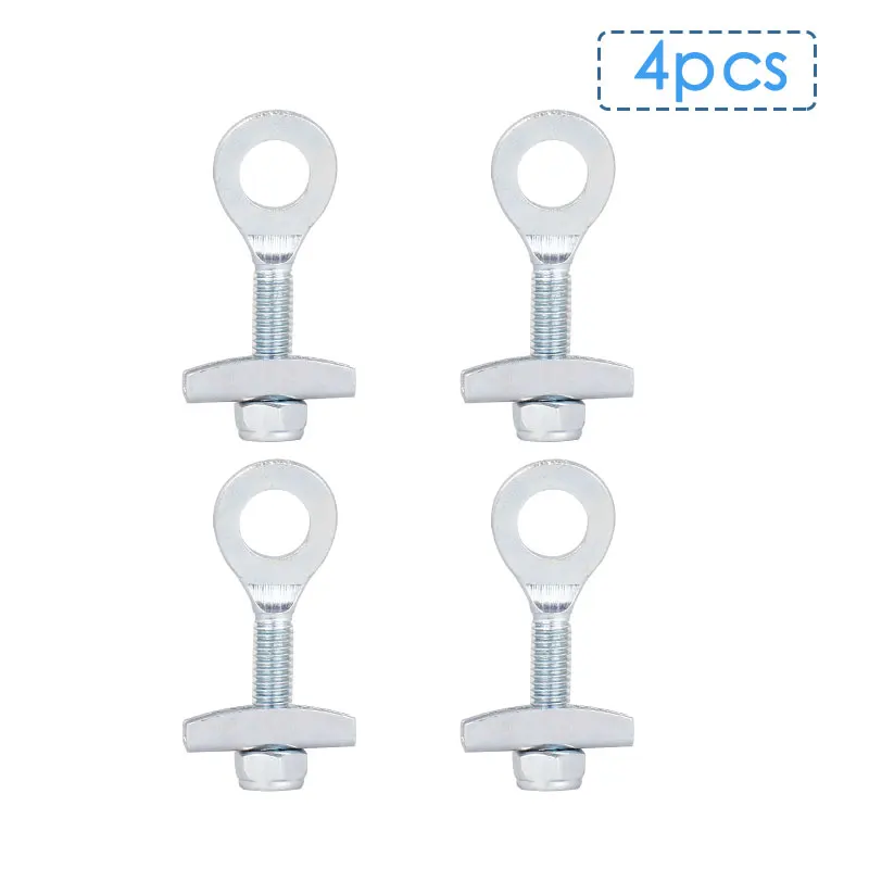 4PCS Deemount велосипедная цепь с фиксированной передачей, регулируемый болт 35 мм, 1 скорость, для поездок на велосипеде, натяжитель цепи, натяжные болты - Цвет: 4PCS