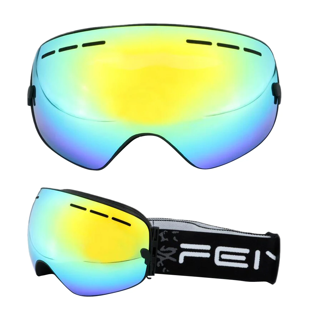 Adult Ski Helmet + Ski Goggles for Skiing Snowboard Winter Snow Sport Snow Skiing Glasses Anti-fog Ski Mask