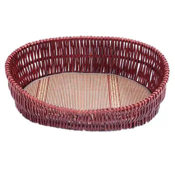 

Rattan cat nest cat house cat cage rattan net red dog kennel pet teddy Tiberium summer four seasons universal removable and wash