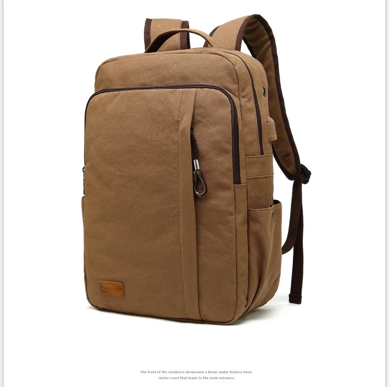 AUGUR мужской рюкзак большие водонепроницаемые сумки для ноутбука модные брезентовые школьные рюкзаки сумка на плечо винтажный рюкзак для путешествий mochilas