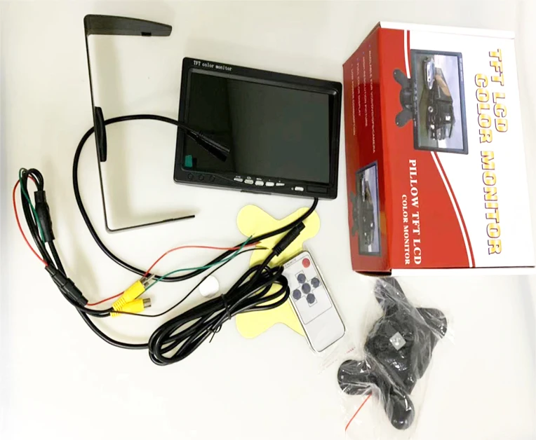 1024*600 Car Parking System HD Rear View Camera AV Monitor