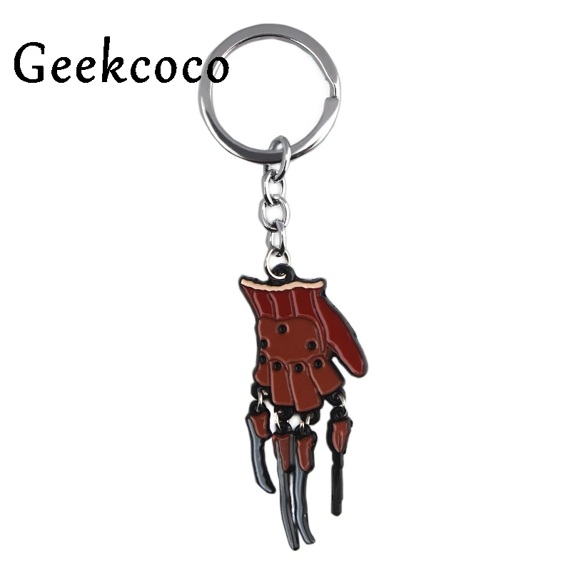 

A Nightmare on Elm Street punk Key Buckle Fashion Keychain Handmade Car Keychain Man Woman Bag Charm Pendant Accessories J0488