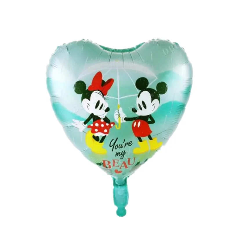 

Mickey Mouse Balloon Party Decorations Kids Plate Cup Straw Napkins Bags Disposable Tableware Baby Shower Event Party Set