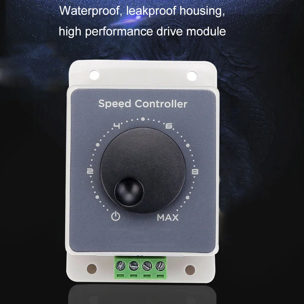 

PWM 12V-48V 20A DC Motor Adjustable Speed Controller Regulator Switch WWO66